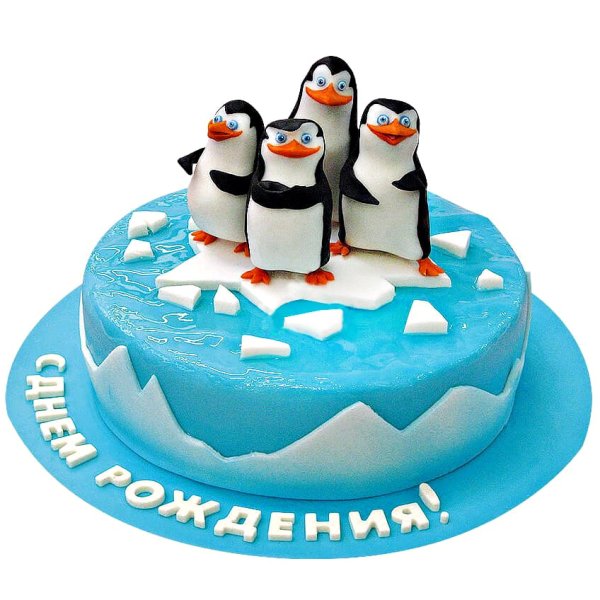 Новогодние открытки с пингвинами