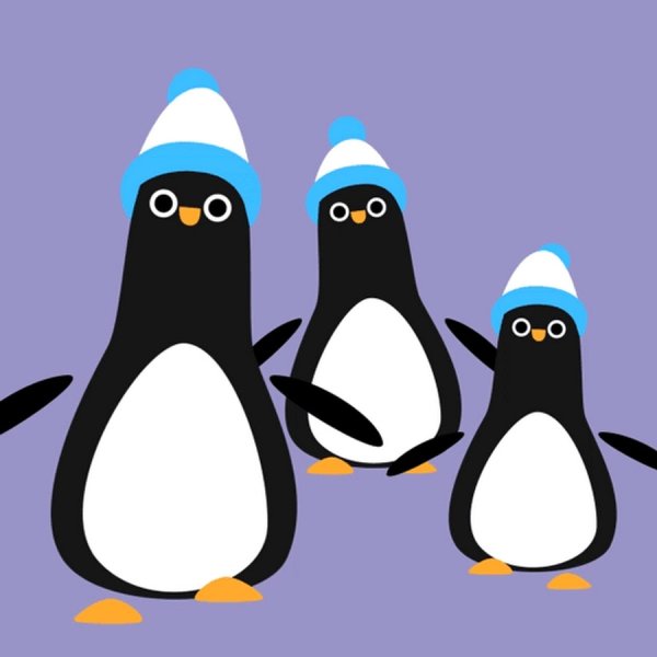 Открытка Пингвин своими руками