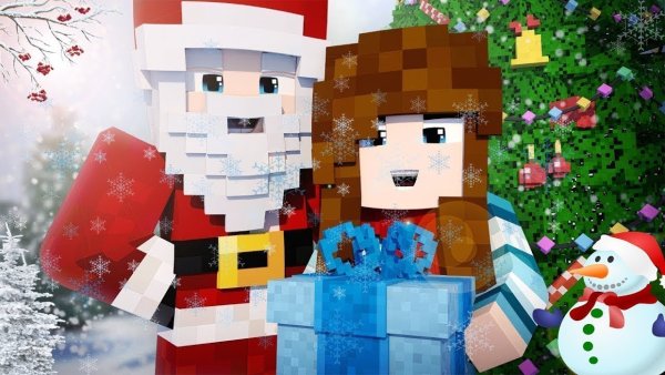 Майнкрафт новый год