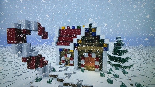 Рождество в МАЙНКРАФТЕ