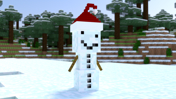 Снеговик в МАЙНКРАФТЕ