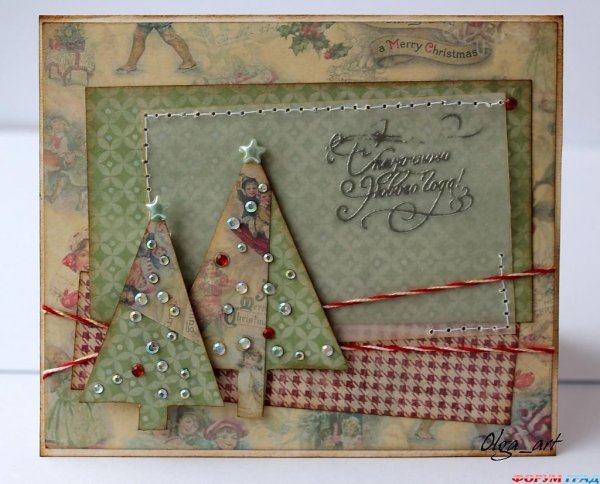 Скрапбукинг новый год