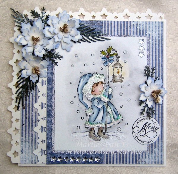 Открытки на Рождество Скрапбукинг