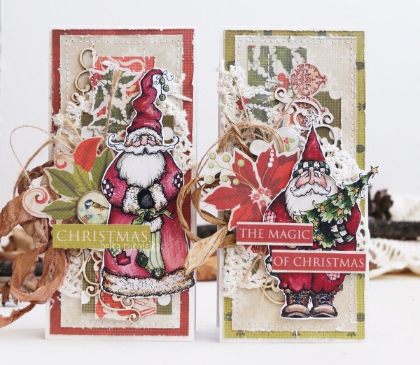 Новогодние скрап открытки