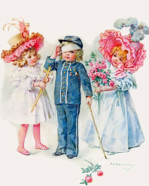 Открытки художницы Maud Humphrey Bogart