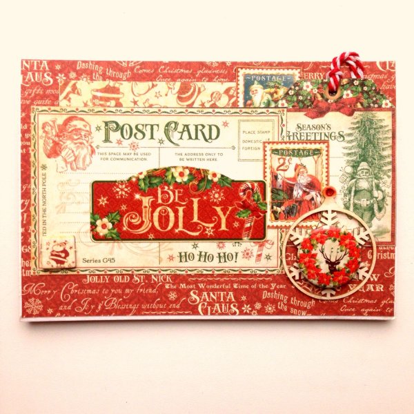 Новогодняя Почтовая открытка