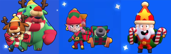 Новогодние скины бравлстарс