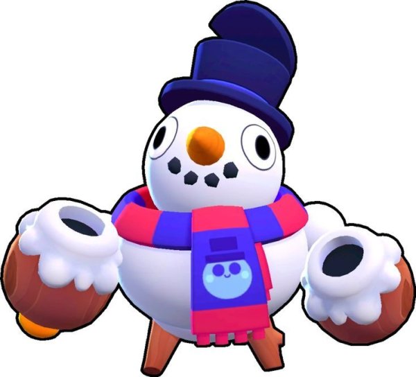 Снеговик тик из Brawl Stars