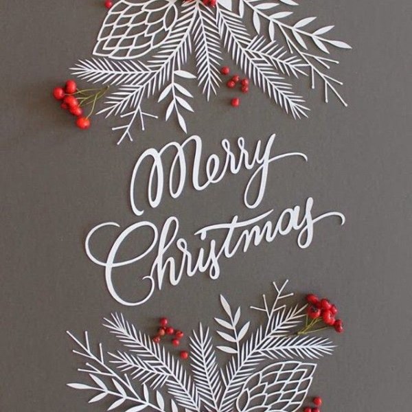 Стильные новогодние открытки