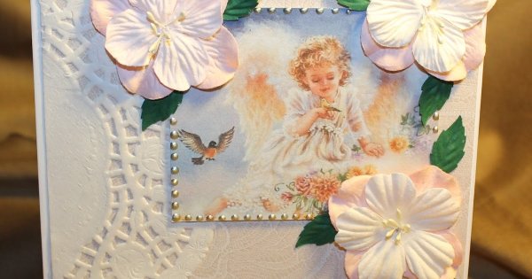 Открытка "с крестинами"