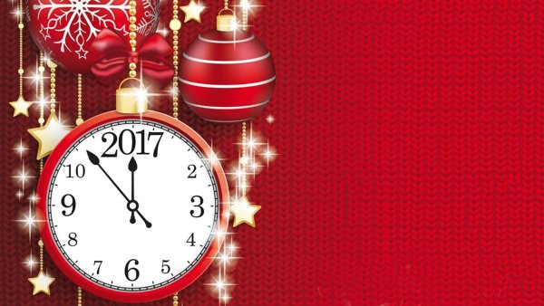 Часы новогодние