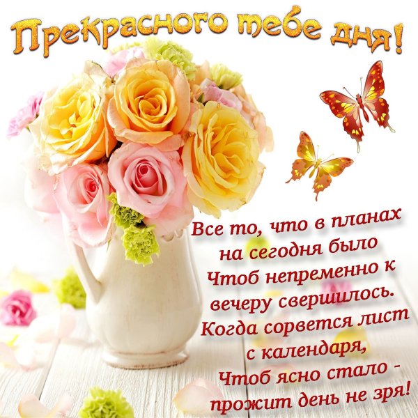 Пожелания доборогоутра