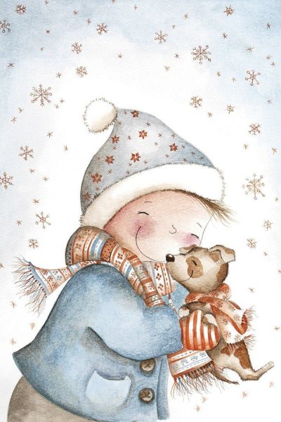 Новогодние иллюстрации Марины Федотовой