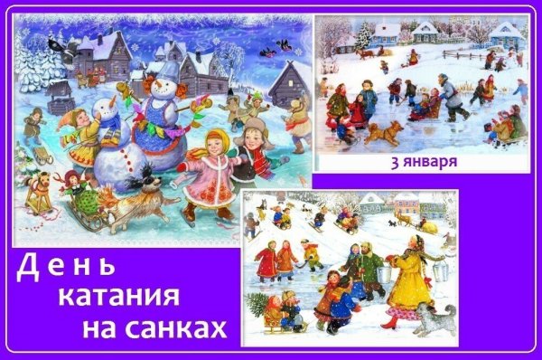 День катания на санках 3 января