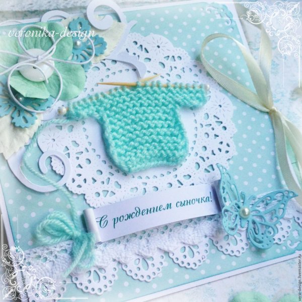 С новорождённым сыном