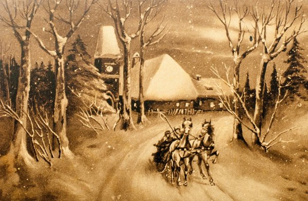 Старинные Рождественские открытки