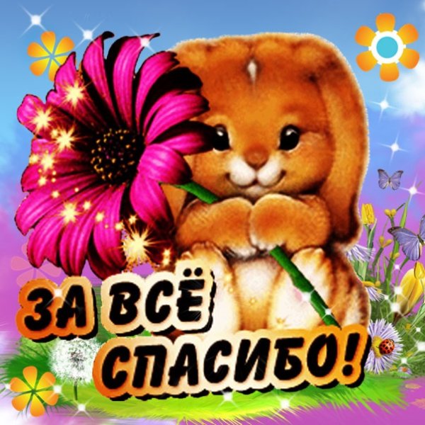 Открыточки с благодарностью