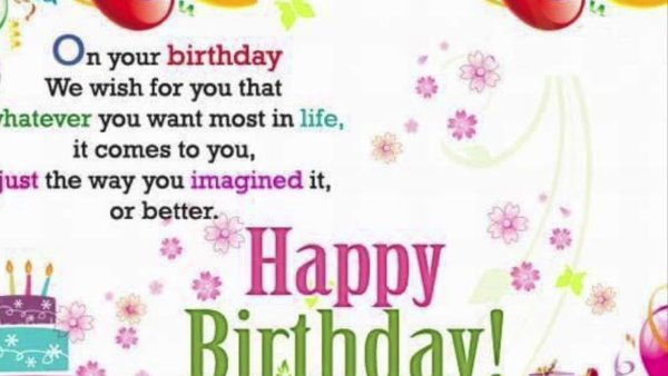 Поздравления с днём рождения на английском языке