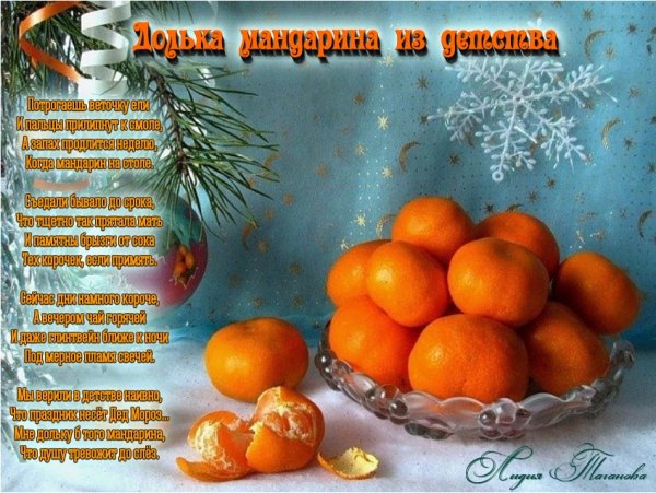 Мандарины новый год