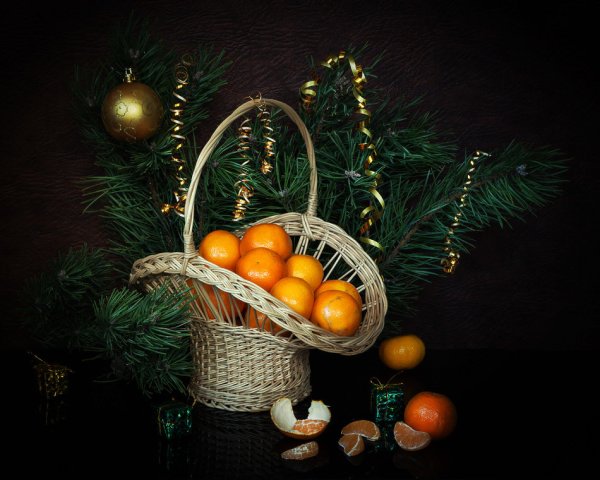 Мандарины новый год