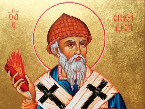 Святитель Спиридон Тримифунтский моли Бога о нас