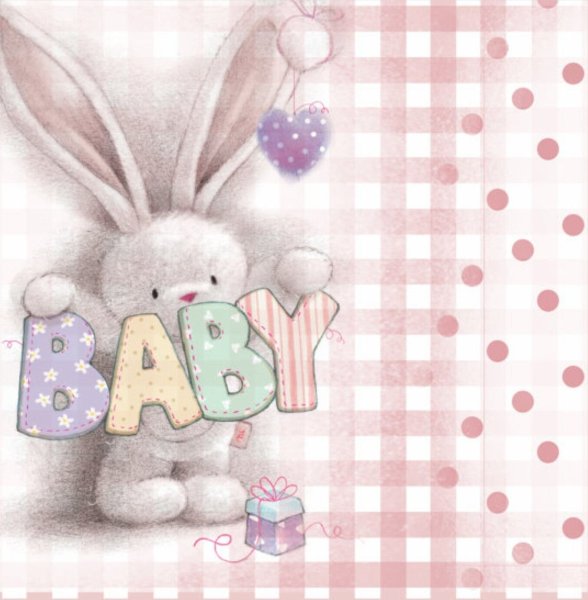 Зайчик для скрапбукинга