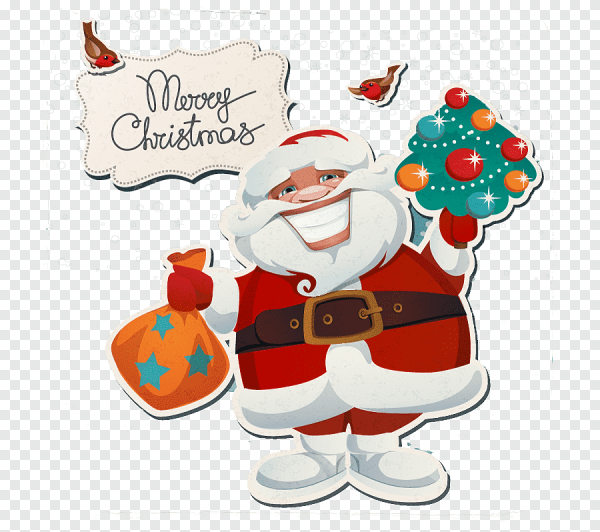 Открытка от Санты Клауса