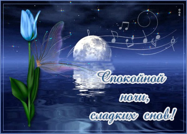 Доброй мирной ночи сладких снов