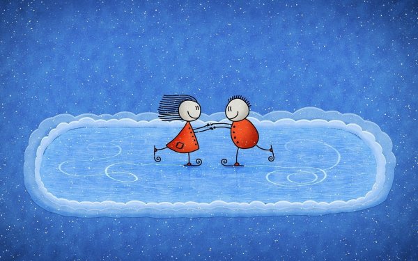 Веселые зимние картинки