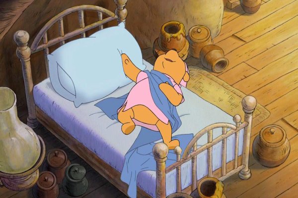 Сонный мультяшка