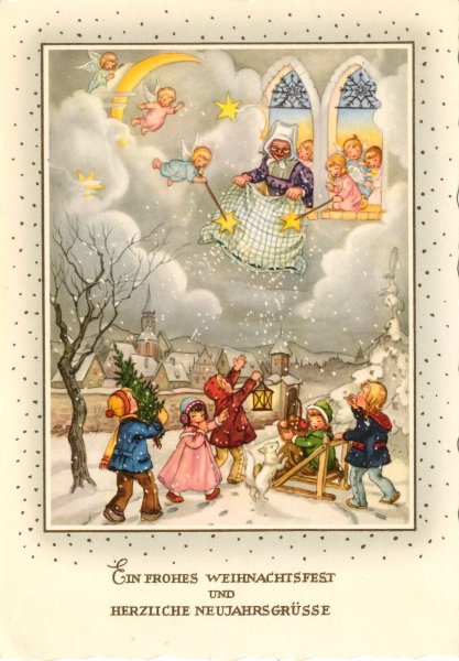 Старинные немецкие открытки с Рождеством
