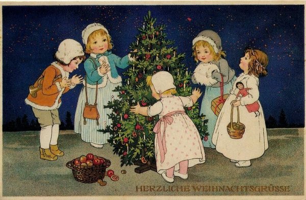 Открытки с Рождеством на немецком