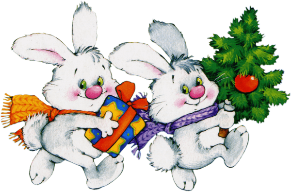 Новогодний зайчик