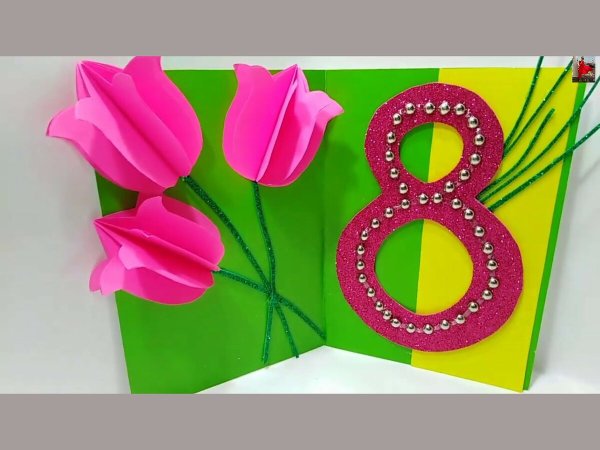 Поделки на 8 марта своими руками