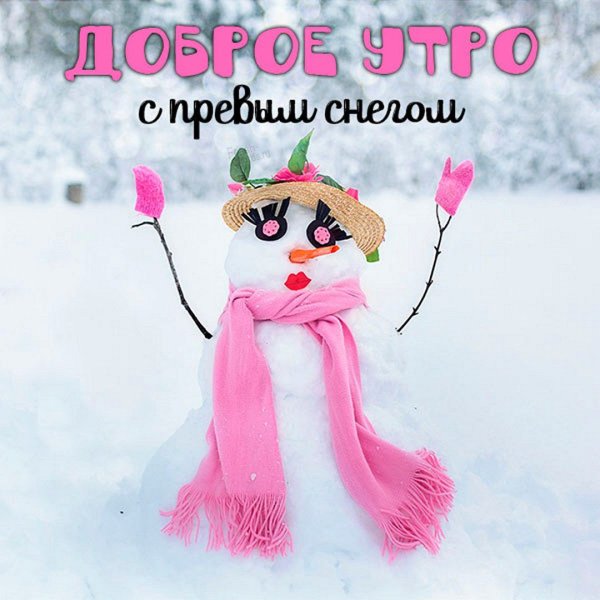 Открытки с первым снегом