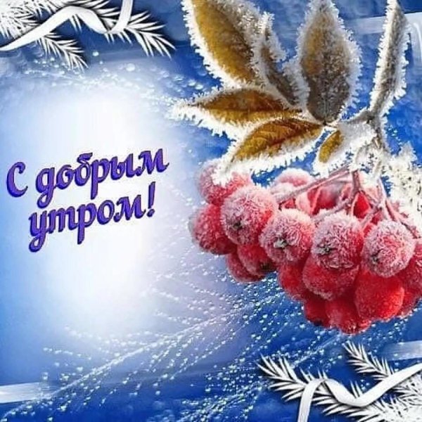 Зимние поздравления с добрым утром