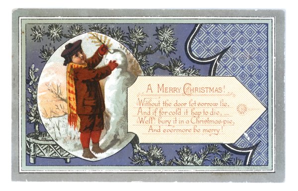 Новогодняя открытка на английском