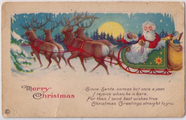 Открытка на новый год на английском