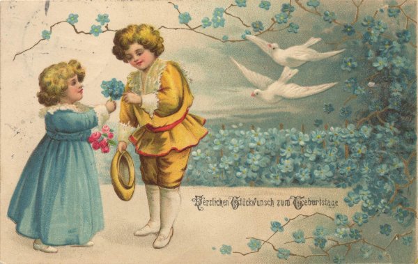 Старинные поздравительные открытки