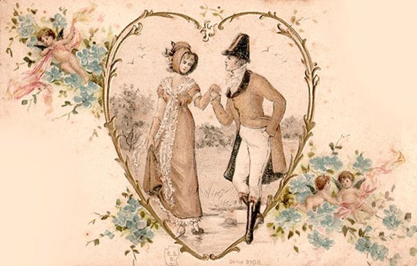 Открытки в стиле 19 века