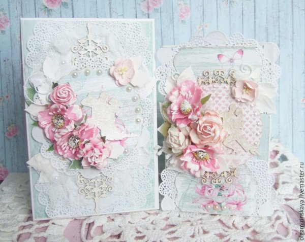 Свадебные открытки Скрапбукинг
