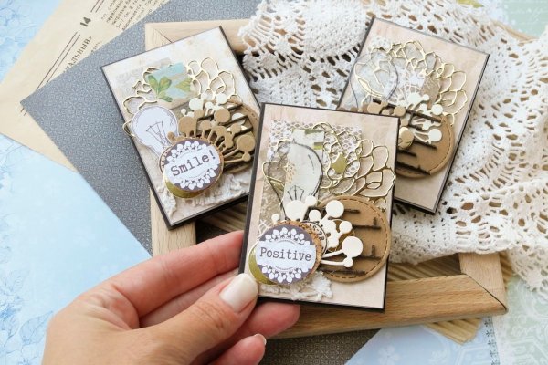 Маленькая открытка Скрапбукинг