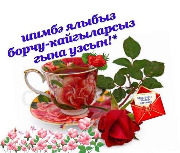 Пожелание хорошего дня на татарском языке