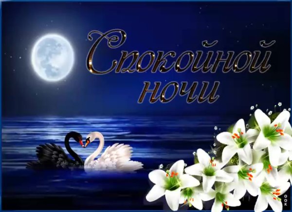 Доброй ночи приятных снов