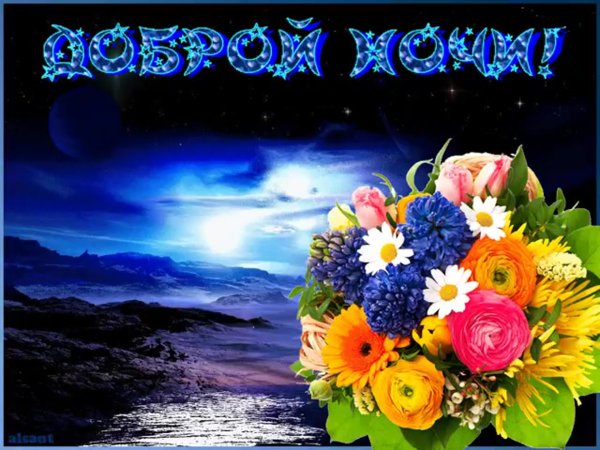 Спокойной благословенной ночи