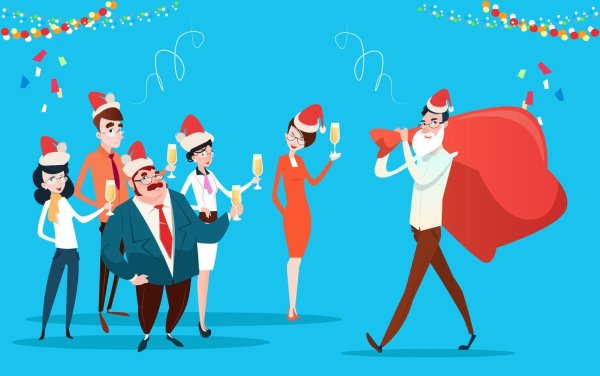 Корпоратив иллюстрация