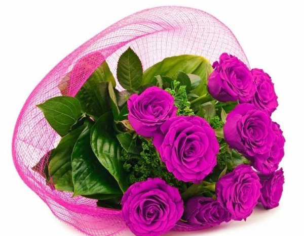 Букет роз открытка