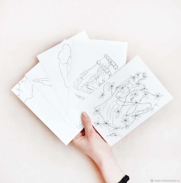 Дизайнерские открытки на новый год