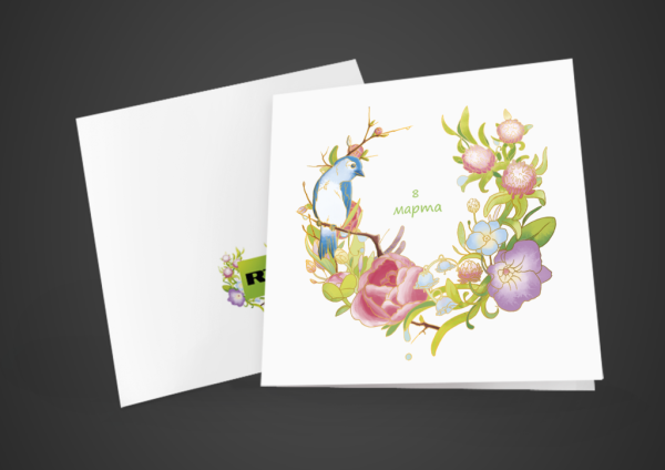 Креативные дизайнерские открытки