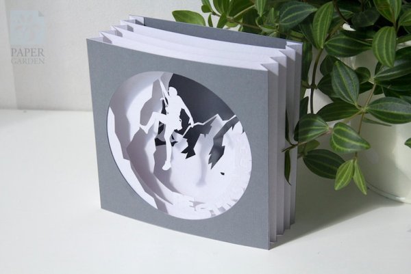 Открытка тоннель Скрапбукинг